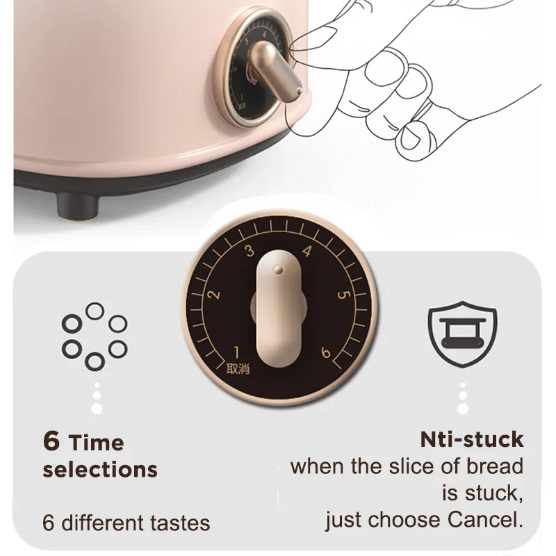 Bread Toaster for sandwiches Waffle maker electric kitchen Double Oven 220V mini Toaster hot air convection for headed bread