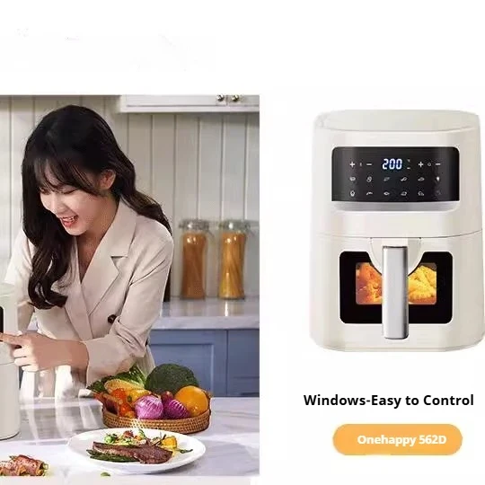 Smart Air Fryer Toaster Oven 1400W, Auto Temperature Control for Healthier Frying