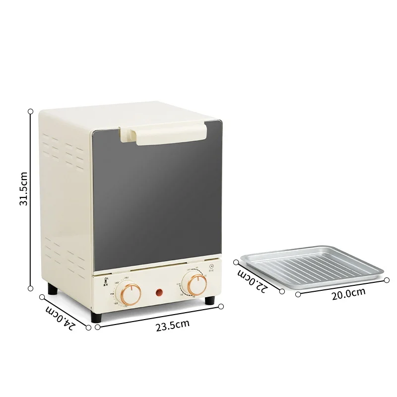 12L Large Capacity Electric Air Fryers Toaster Oven mechanical Household Kitchen 360°Baking Convection Oven Deep Fryer Oil free