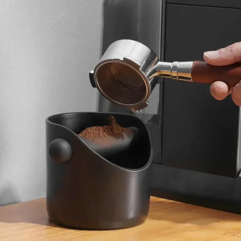 Coffee Knock Box Espresso Grounds Container Coffee Grounds Bucket Anti Slip Dump Bin Bucket Cafe Bar Barista Accessories