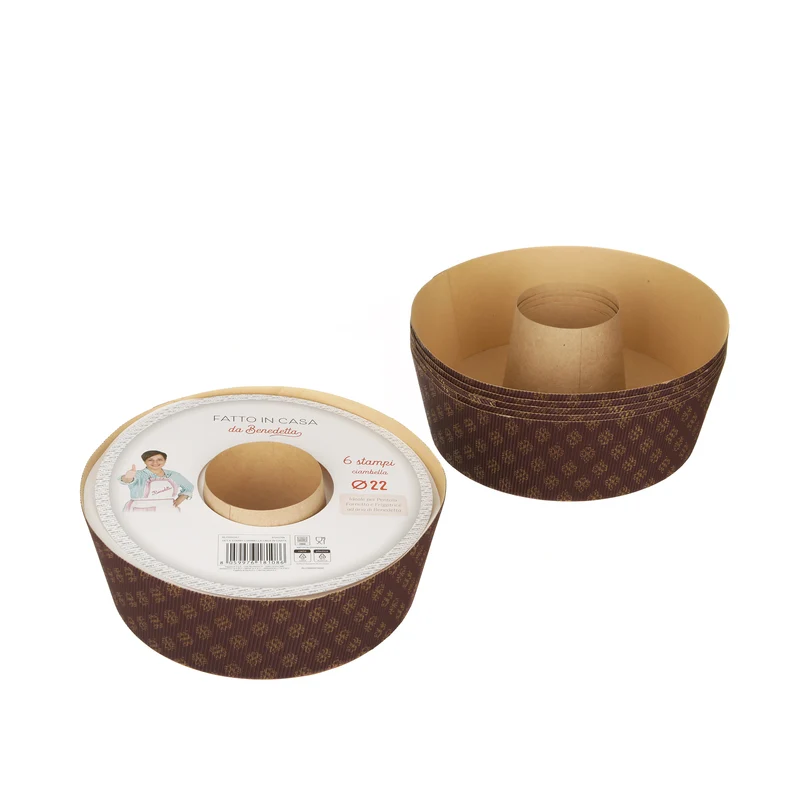 Set 6 Stampi ciambella CM 22 in carta