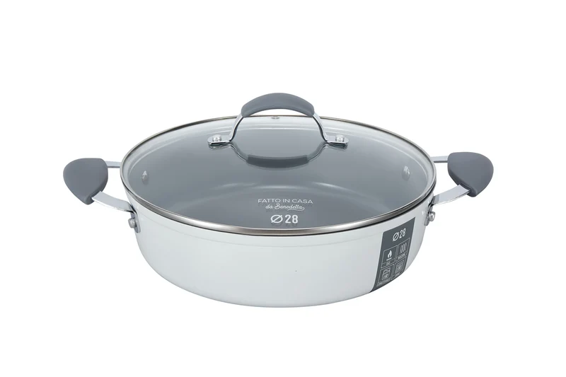 Tegame 28 cm con coperchio