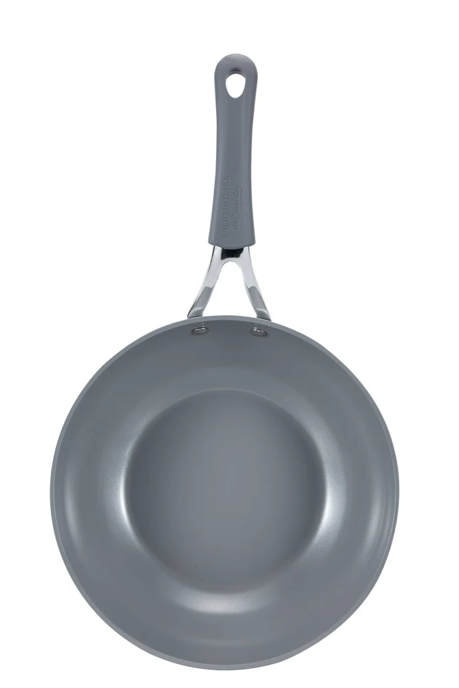 Wok 28 cm con coperchio