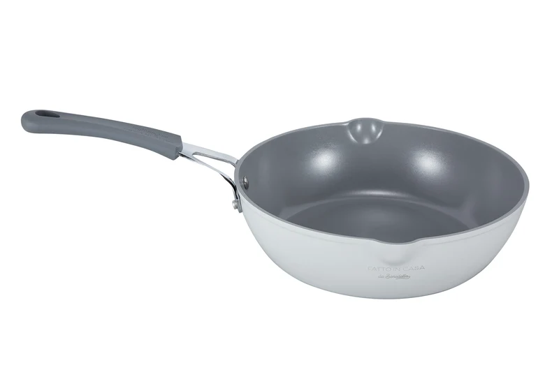 Padella alta 28 cm con coperchio