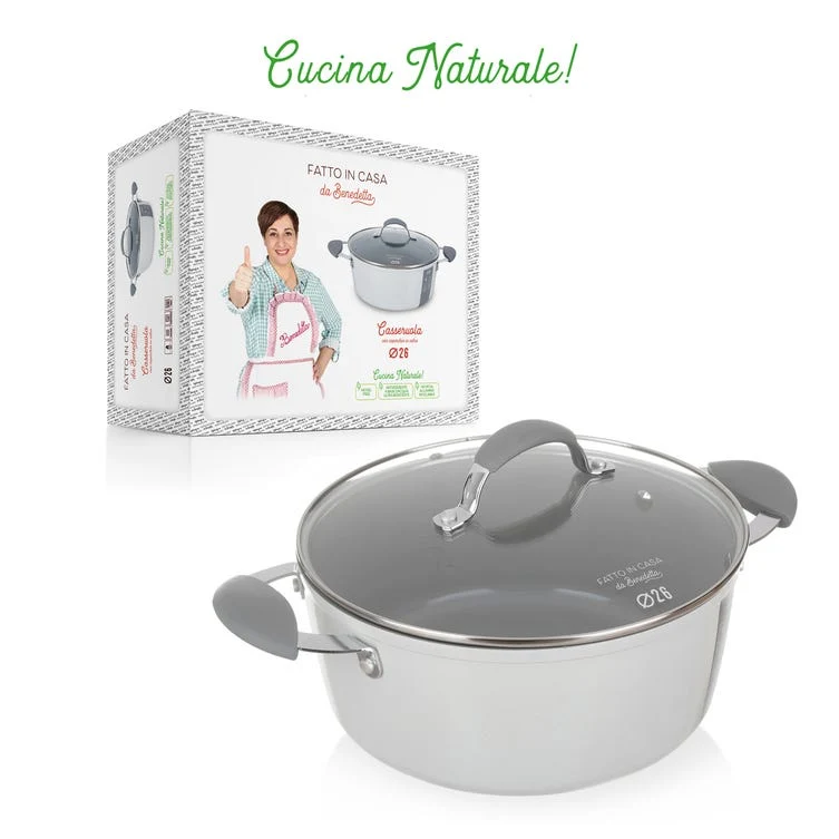 Casseruola 26 cm con coperchio