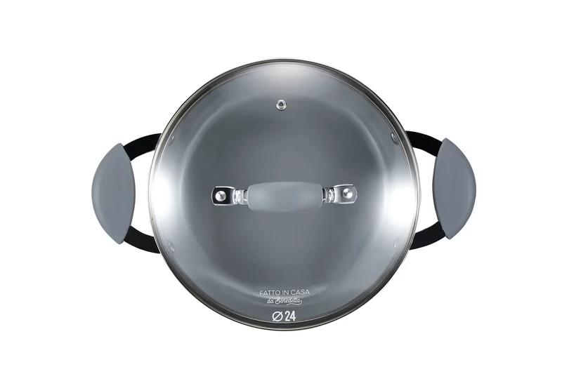 Tegame 24 cm con coperchio