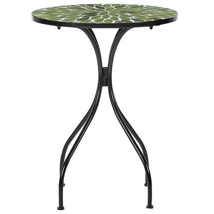 Set tavolo con sedie pieghevoli in metallo con mosaico - Folia