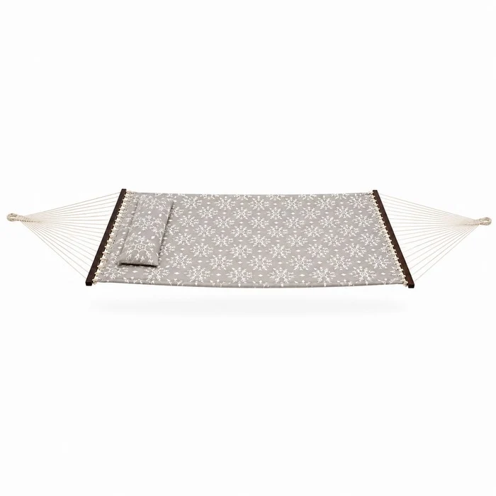 Amaca da giardino in poliestere imbottito con cuscino 200x140 cm