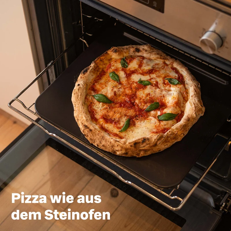 Pizzastein glasiert