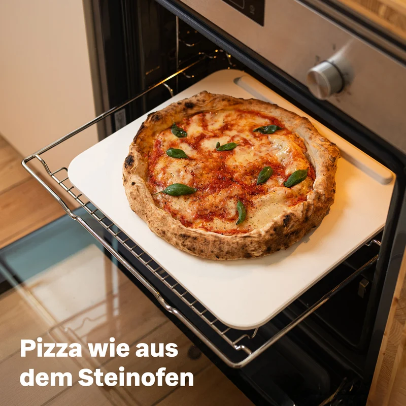 Pizzastein Set 2-teilig