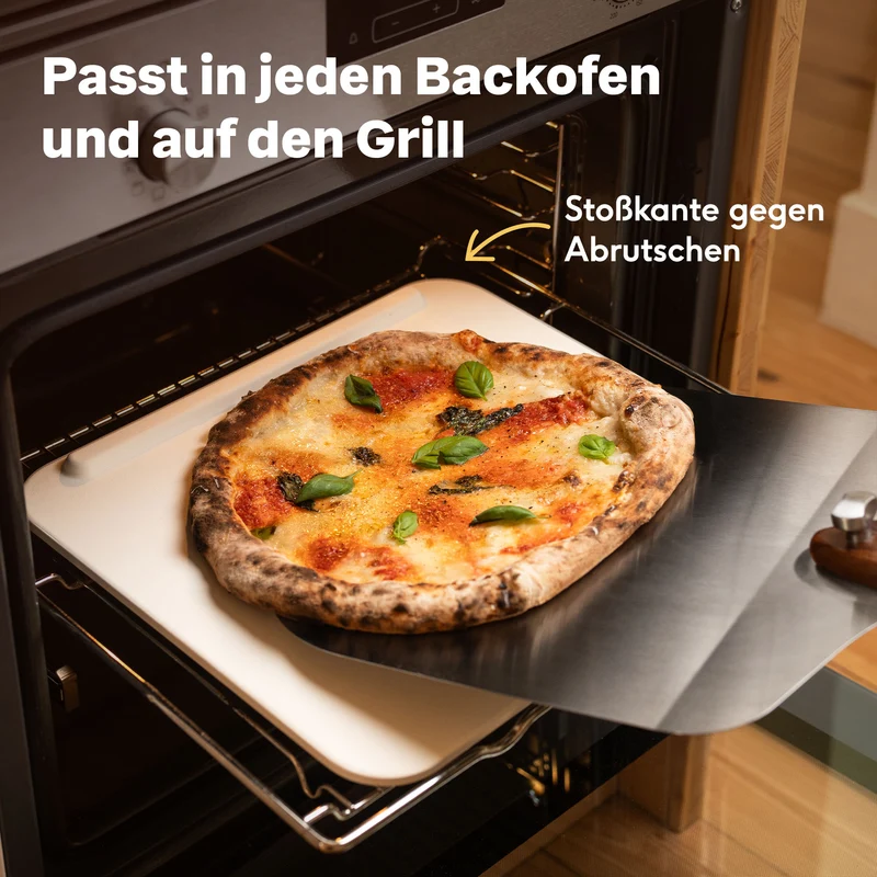 Pizzastein Set 2-teilig