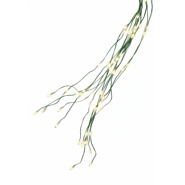 Luci a cascata per albero di Natale, 832 microled con cavo verde interno/esterno 240 cm