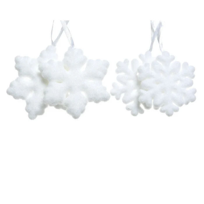 Pendaglio con fiocchi di neve per decorazione natalizia 11 cm