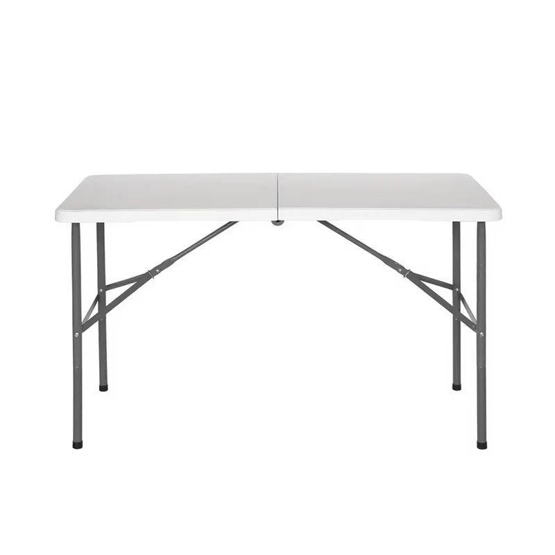 Set 2 tavoli pieghevoli per campeggio e catering 120x60 cm