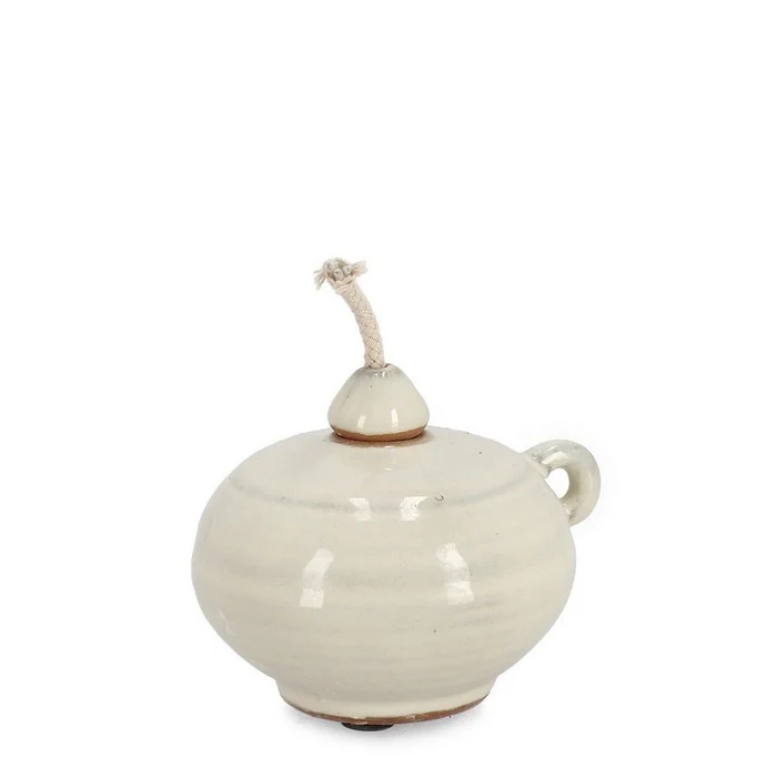 Vaso in terracotta con stoppino per decorazione - Esma