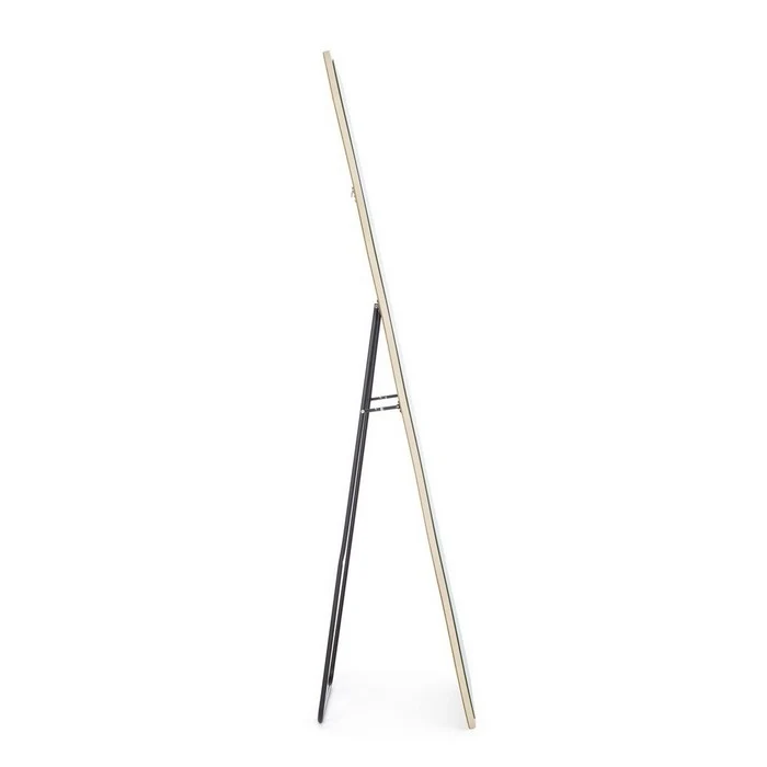 Specchio da pavimento con supporto e cornice irregolare 60x160 cm - Thalen