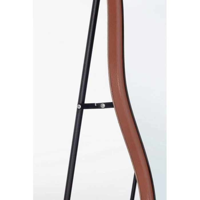 Specchio da pavimento con supporto e cornice irregolare 60x160 cm - Thalen