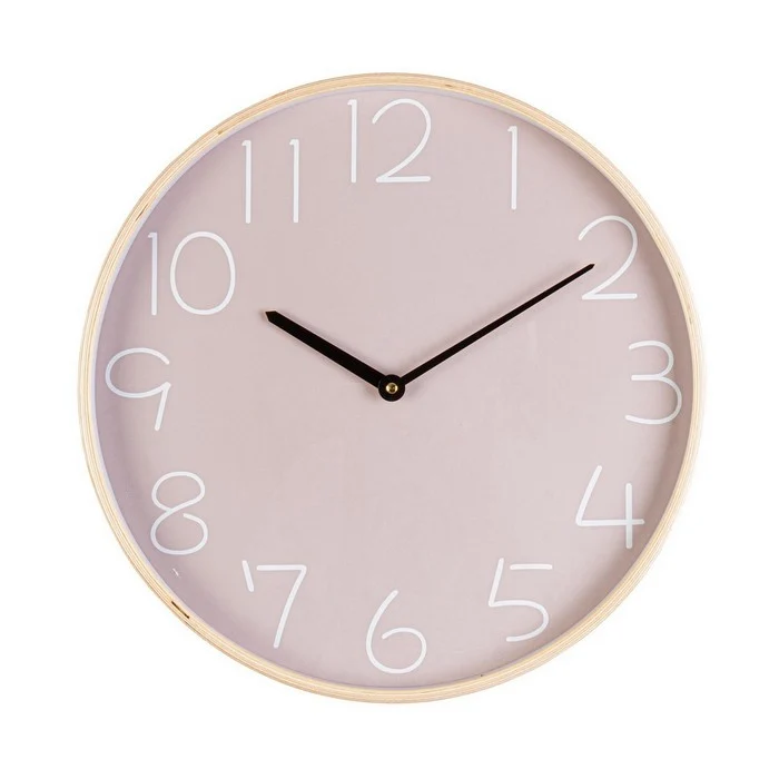 Orologio da parete moderno con bordo in legno 41 cm - Lorens