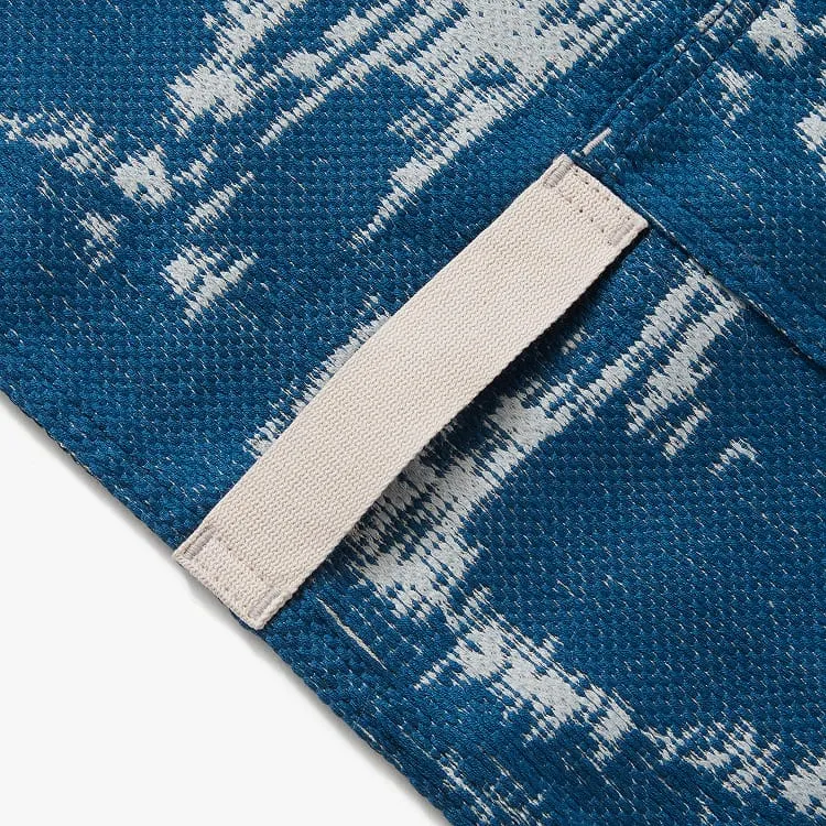 Damask Blue Small Batch Essential Apron
