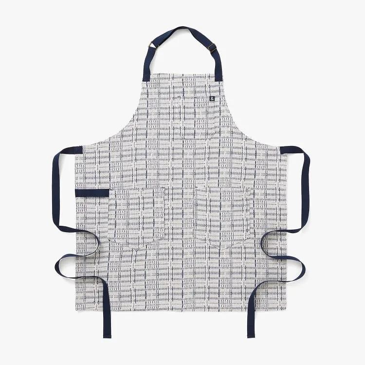 Loomed Blue Small Batch Essential Apron