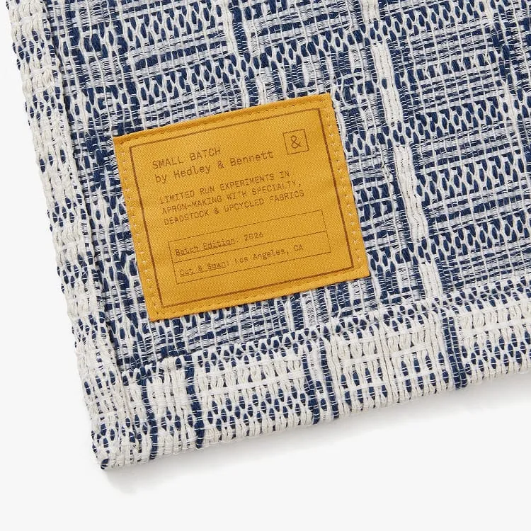 Loomed Blue Small Batch Essential Apron