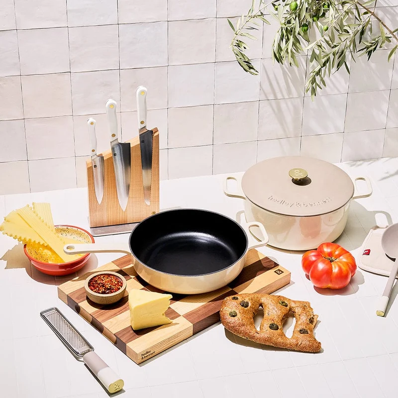 3-Piece Enameled Cast Iron Set - Enoki White