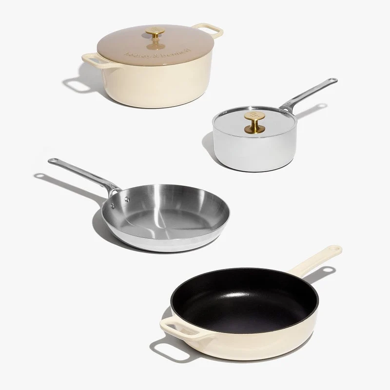 6-Piece Full Cookware Set - Enoki White
