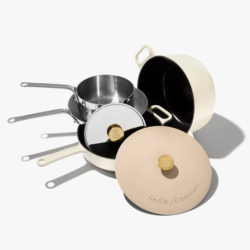 6-Piece Full Cookware Set - Enoki White