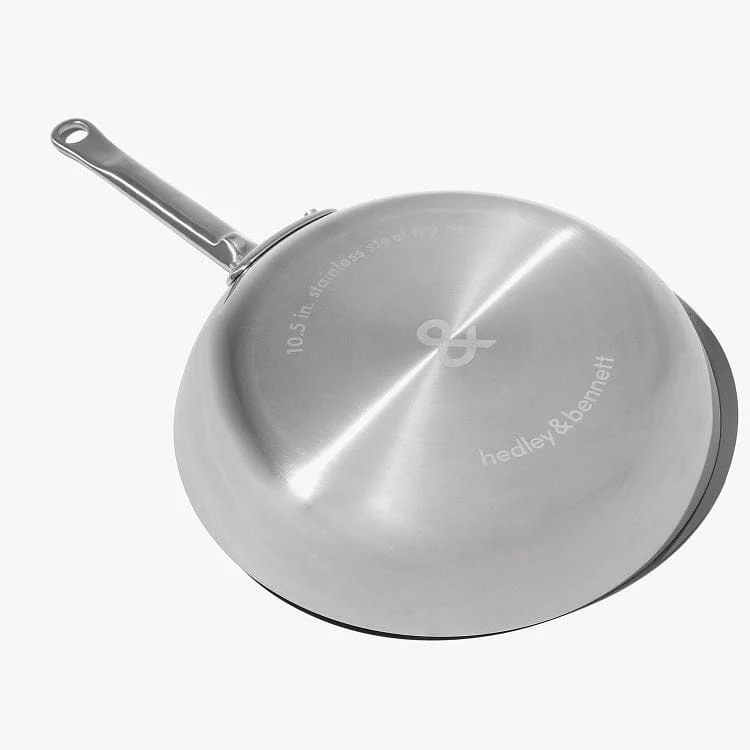 5-Ply Stainless Steel Fry Pan 10.5"