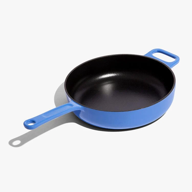 Enameled Cast Iron Skillet Pan - French Blue 11"