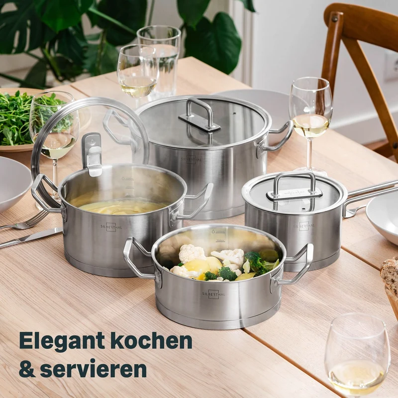 Pfannen & Topfset Beschichtet 11-teilig