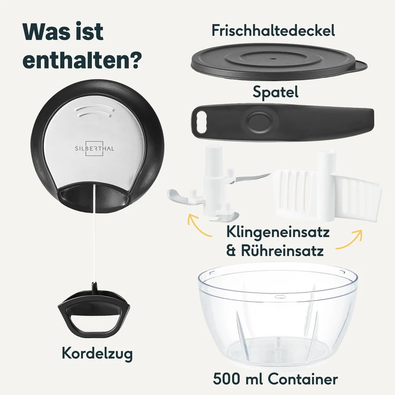 Manueller Zerkleinerer mit Seilzug