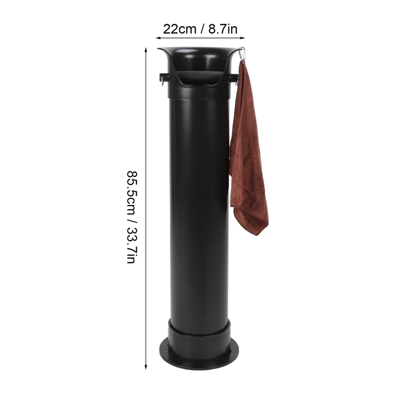 Coffee Knock Box Commercial Floor Standing Coffee Grounds Collection Bin for Restaurants Home Kitchens