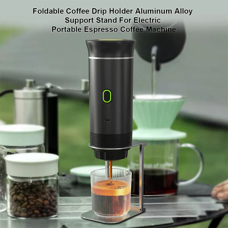 Coffee Maker Stand, Portable & Foldable Espresso Machine Stand, Office Coffee Stand With Base