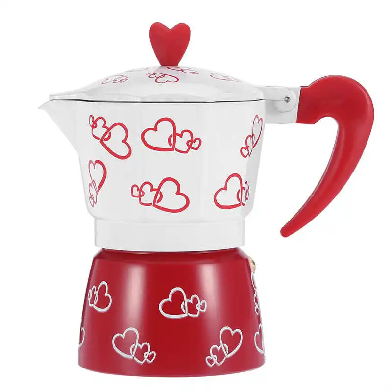 Coffee Maker Pot Aluminum Italian Type Coffee Stovetop For Home Office Household Coffee Kettle Hand Pot Coffeeware
