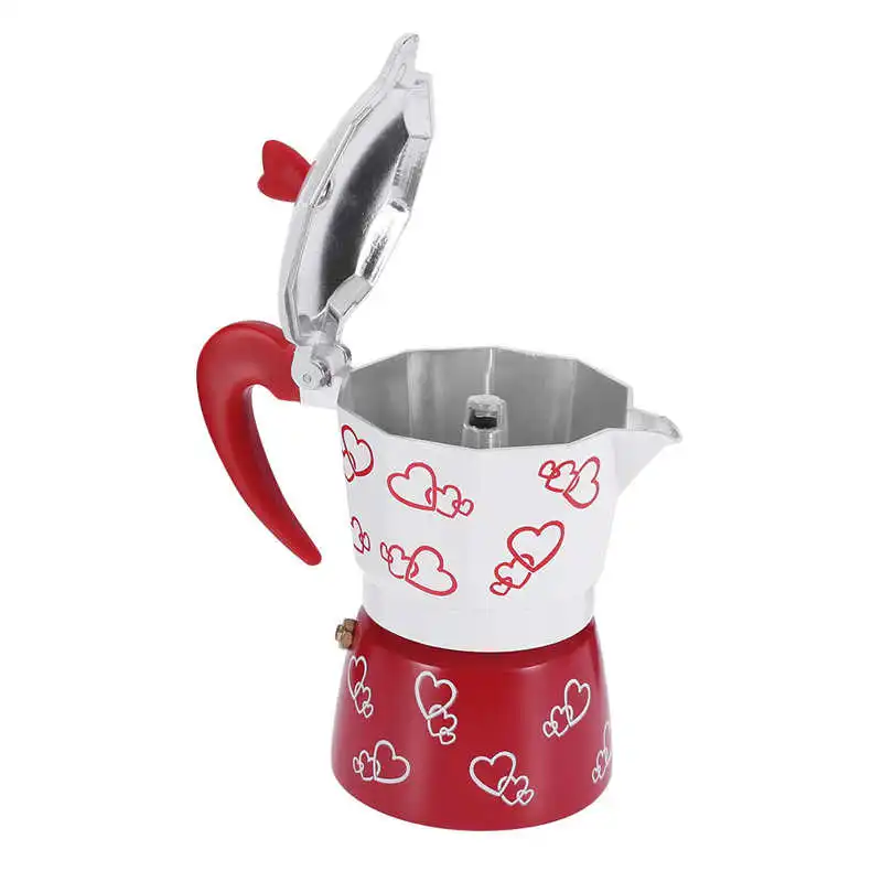 Coffee Maker Pot Aluminum Italian Type Coffee Stovetop For Home Office Household Coffee Kettle Hand Pot Coffeeware