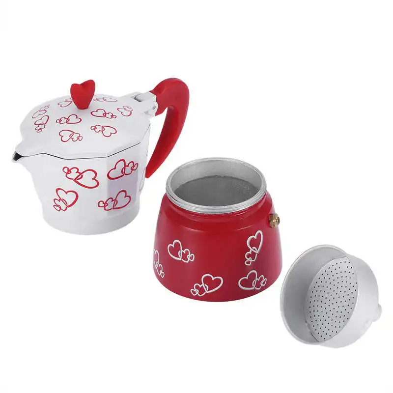 Coffee Maker Pot Aluminum Italian Type Coffee Stovetop For Home Office Household Coffee Kettle Hand Pot Coffeeware