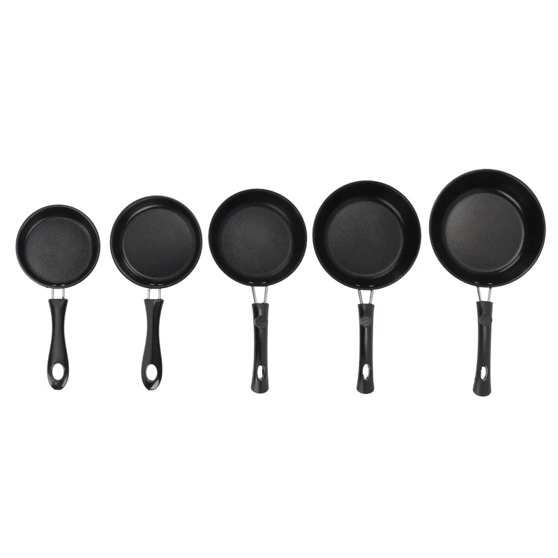 Frying Pan Skillet Light Smoke Frying Pan Professional Prevents Stick High Capacity Easy To Clean Heat Resistant for Home