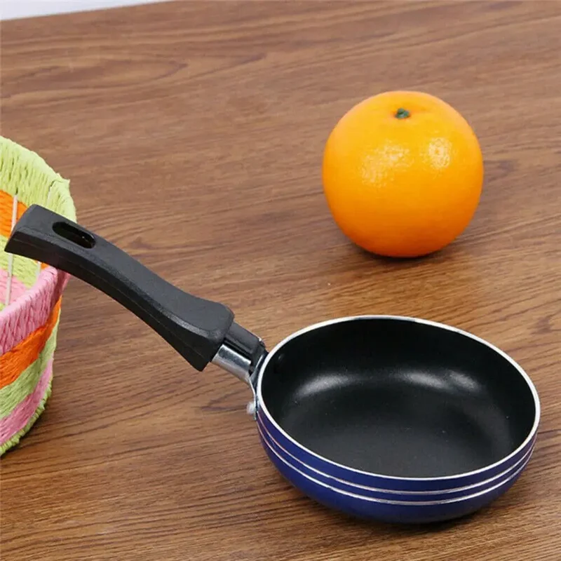 Fried Eggs Cookware Round Non-stick Skillet Frying Pan Saucepan Griddle Pan