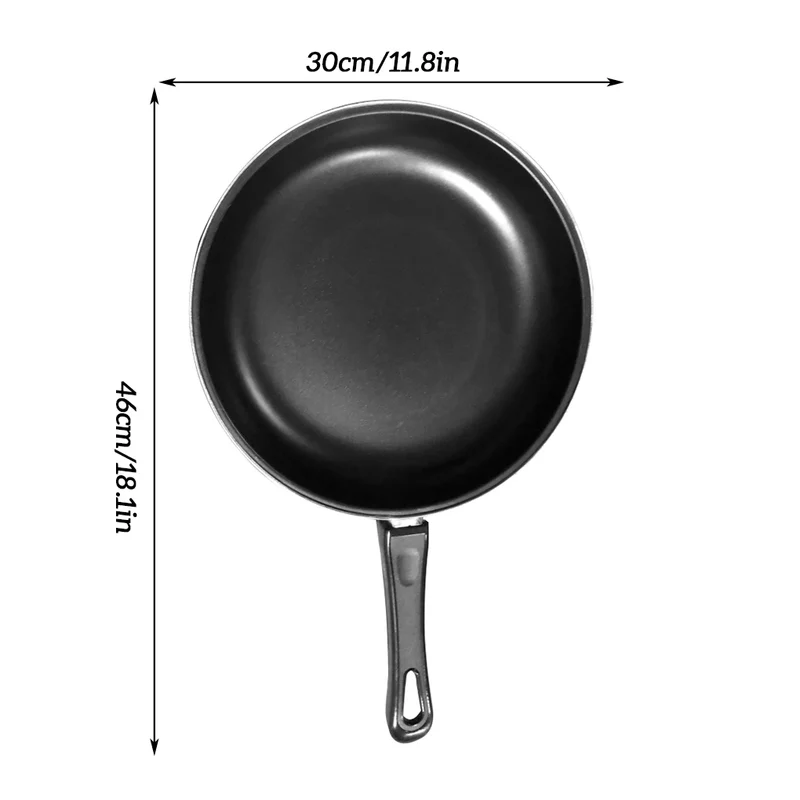 Frying Pan Non-stick Steak Frying Pan Bottom Induction Cooker Gas Stove Gift Pot Home Garden Cast Iron Pan Egg Pan