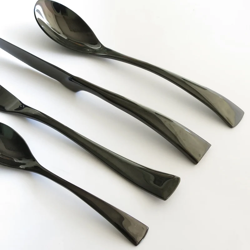 24Pcs/Set Stainless Steel Dinnerware Flatware Set Dinner Spoon Fork Knife Cutlery Set Tableware Set Service For 4 or 6