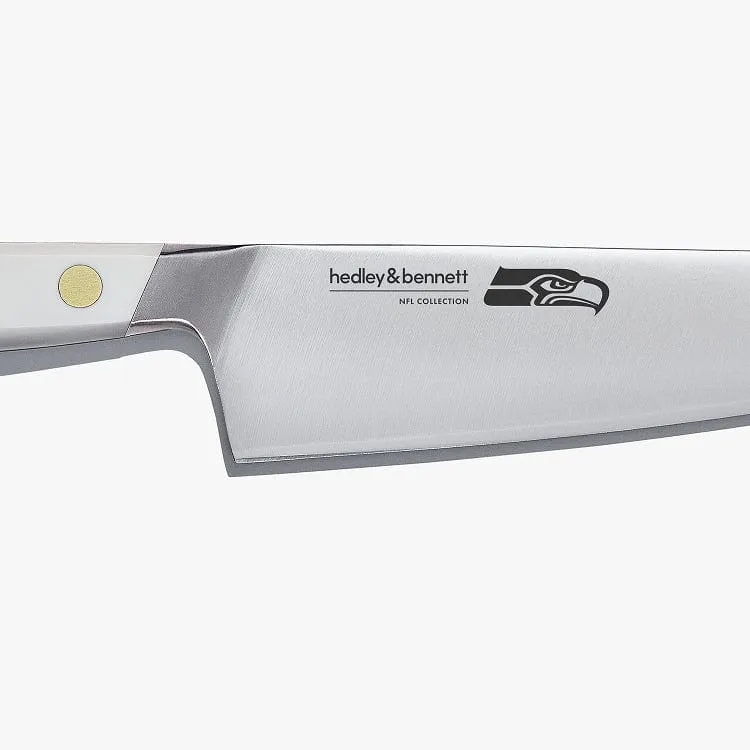 Seattle Seahawks Chef Knife - White
