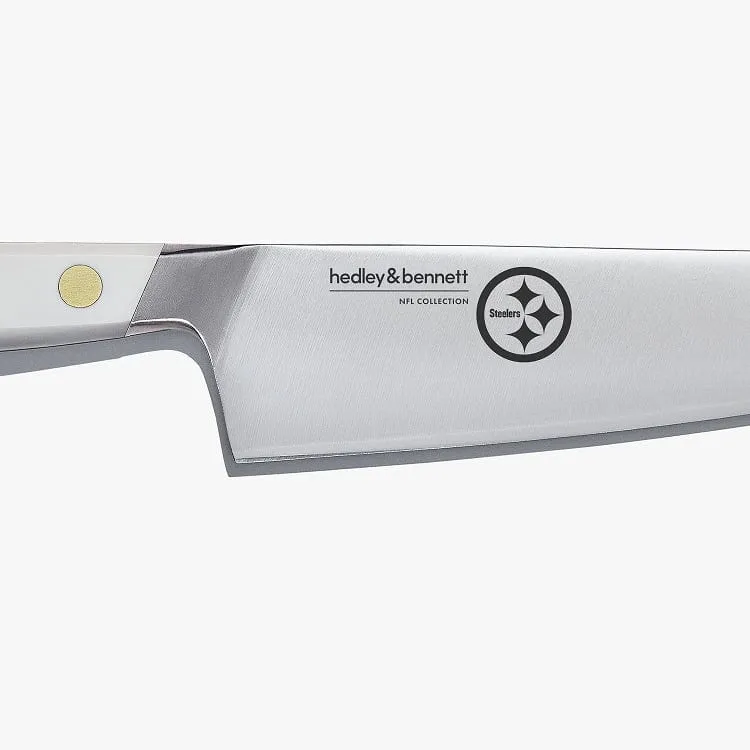 Pittsburgh Steelers Chef Knife - White