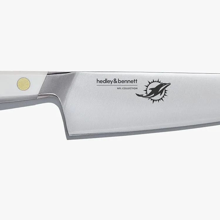Miami Dolphins Chef Knife - White