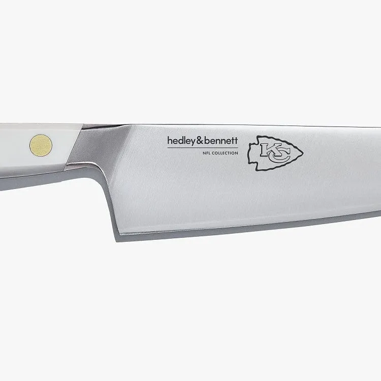 Kansas City Chiefs Chef Knife - White
