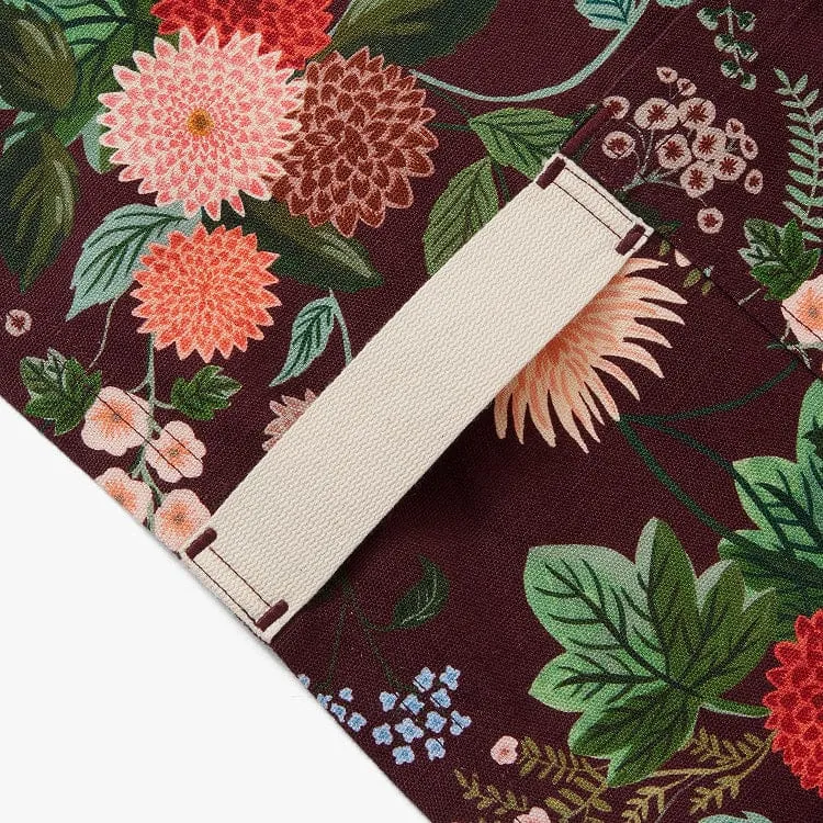 Rifle Paper Co. Burgundy Dahlia Essential Apron