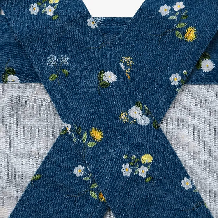 Rifle Paper Co. Sapphire Ditsy Dahlia Smock