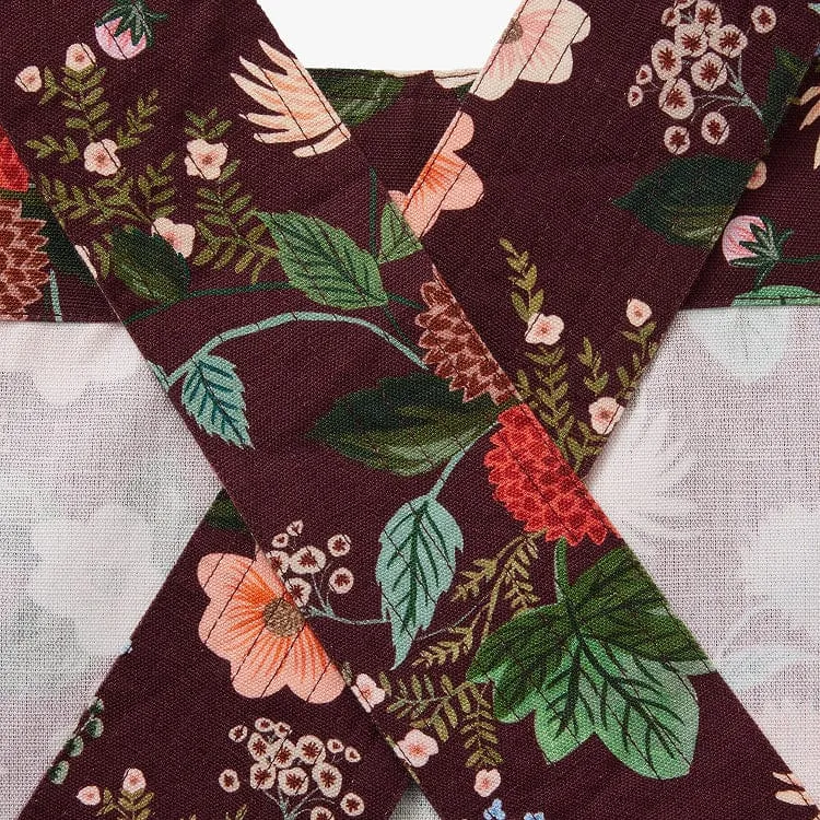 Rifle Paper Co. Burgundy Dahlia Smock