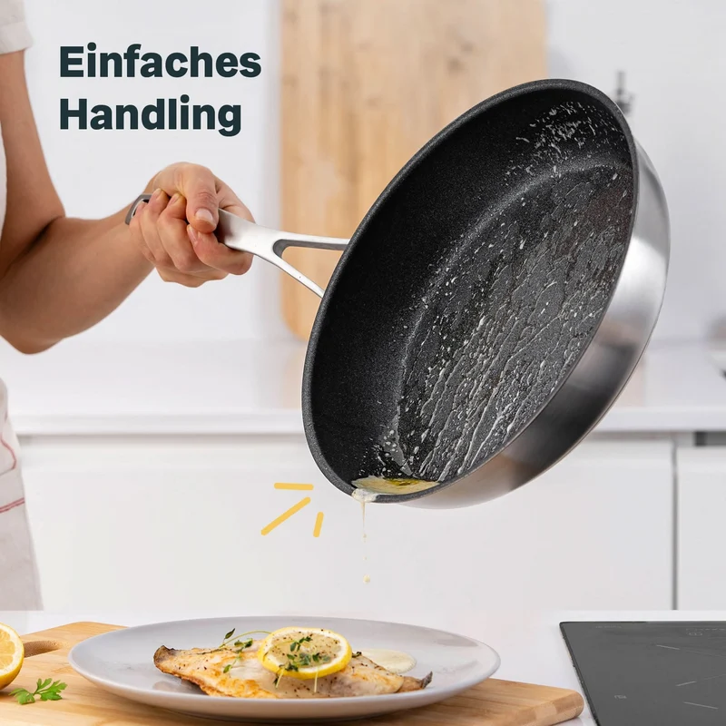 Pfanne 28 cm mit Deckel