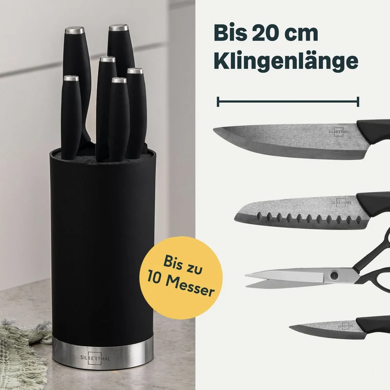 Messerblock mit Keramikmesser Set